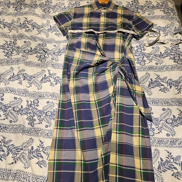 Polo by Ralph Lauren Blue Plaid Dress - Picture 2 of 5